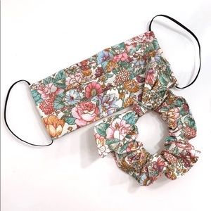 Wildflower Face Mask Nose Wire & Scrunchie